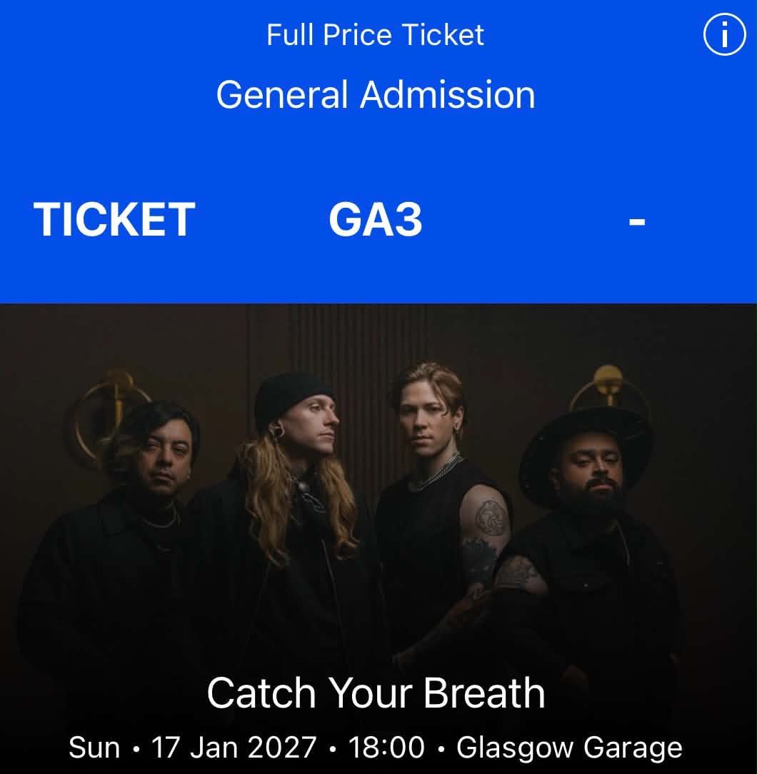 Concert Ticket